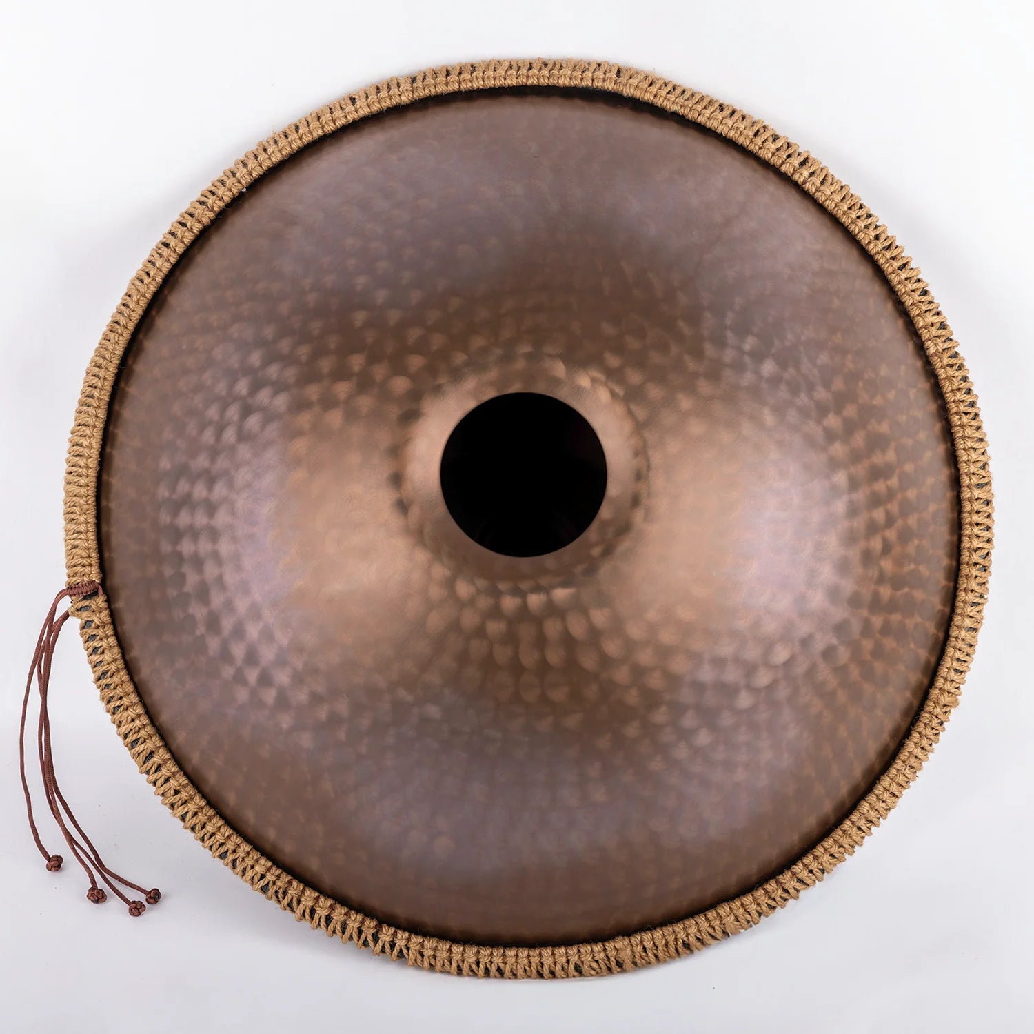 Engraved HANDPAN 10 Notes | 432Hz | Stainless Steel | Triple Ding | Rose Gold|