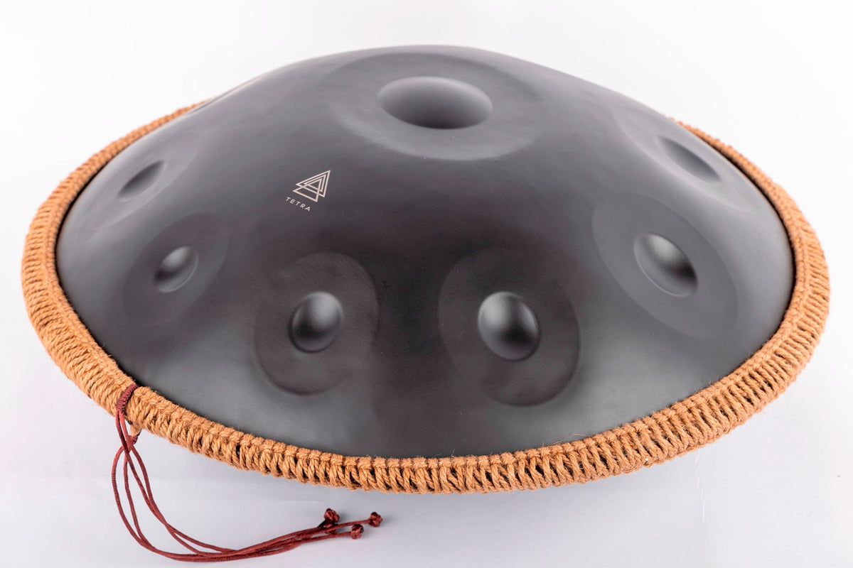 Tetra Handpan | D Kurd | 10 Notes | Stainless Steel | Space Blue | 440 Hz