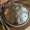 Tetra Handpan | D Kurd | 12 Notes | Gold Mandala| 440 Hz